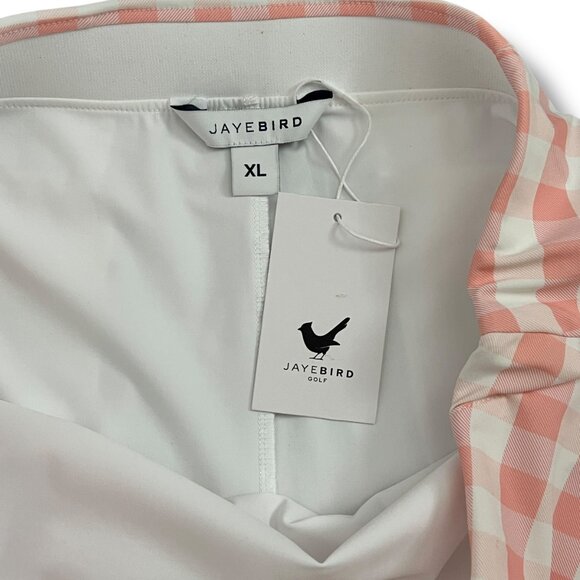 NWT Jayebird Sport Classic Golf Rose Pink Gingham Janie Skort Size XL - Picture 5 of 9